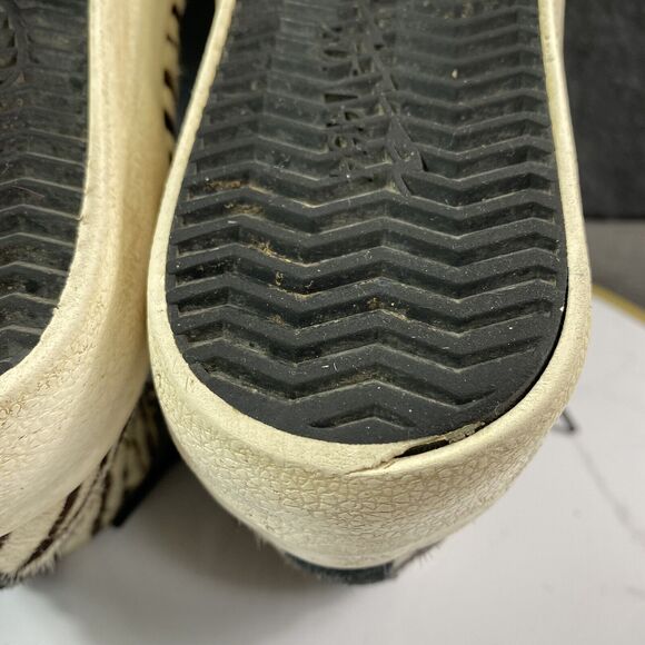 Vintage Havana High Top Gladice Zebra Stud Pink Sneakers Women’s 8 Zipper LaceUp - Picture 12 of 15